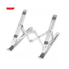 XO - C49 Soporte para Portátil Antideslizante y Altura Ajustable - Plata