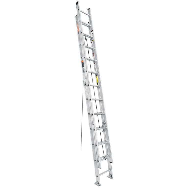 Escalera telescopica 24 peldaños soporta 150 kg