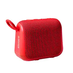 MOVISUN - Parlante Bluetooth Acuatico 5W Radio FM Power Mini Rojo