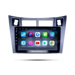 GENERICO - Autoradio Android Pantalla Toyota Yaris Vitz Platz Plata 2005-2011 Carplay +Auto 4GB +64GB