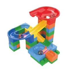 GENERICO - JUEGO EDUCATIVO - PISTA DE CANICAS DE 56 PIEZAS