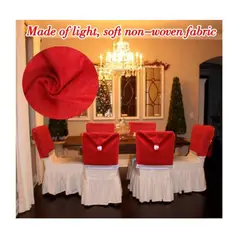 GENERICO - Fundas de Sillas para Navidad 6 UN. De Calidad.