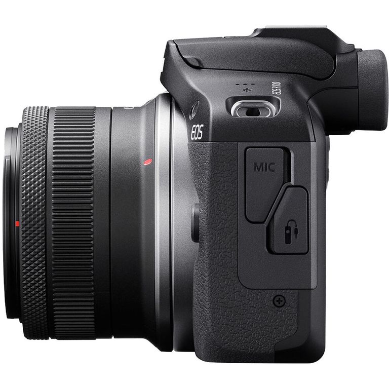 EOS R100 Cámara Kit Con 18-45mm Lente Sin Adaptador - Negro
