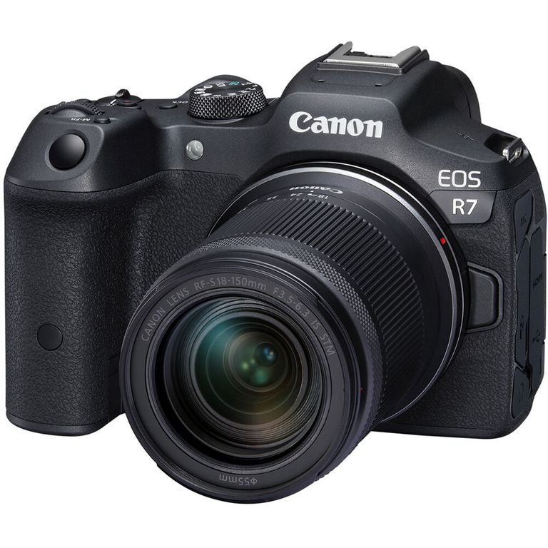 EOS R7 Sin Espejo Cámara Con 18-150mm Lente - Negro