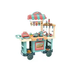 XIONG CHENG - CARRITO DE COMIDA RÁPIDA JUGUETE 90.5cm Alt