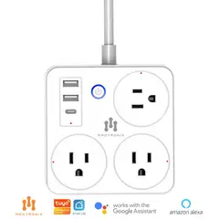 MADTRONIX - Enchufe Inteligente Extension Regleta con Alexa y Google