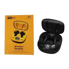 GENERICO - Audífonos Bluetooth 5.2 caja amarilla audífono