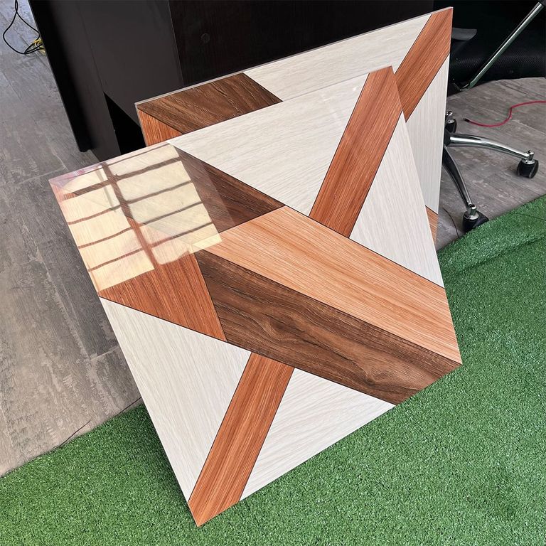 Vitri Geo Cedro 60x60 cm 1.44 m2 - Porcelanato Vitrificado