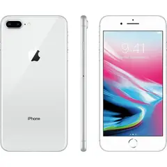 APPLE - IPhone 8 Plus 256gb Bateria 100%, Grado A Entrega Inmediata plata Reacondicionado