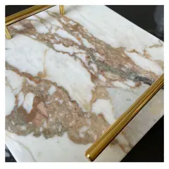 DAS HAUS - Azafate Mármol Calacatta Gold - Cuadrado