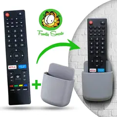 GENERICO - Control Remoto Genérico para Tv Jvc Rm-c3354 + Soporte de pared