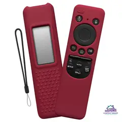 CASE - Funda Para Control Samsung Solar Smart Tv Modelo 2023- Rojo Vino