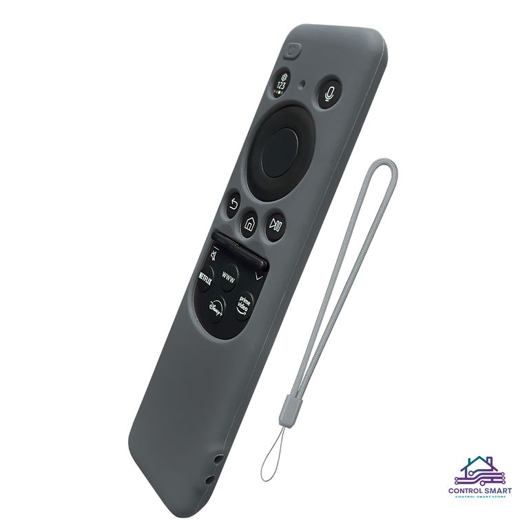 Funda Para Control Samsung Solar Smart Tv Modelo 2023- Plomo