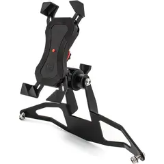 GENERICO - HOLDER SOPORTE PORTA CELULAR MOTO CON CARGADOR 12V PLASTICO