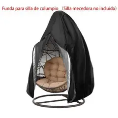 PUREPOWER - 210D Funda Impermeable para silla columpio 190x115cm-Negro