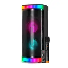 MAXTRON - Torre de Sonido 2x65 BT RGB FM USB AC Odyssey MX603AC