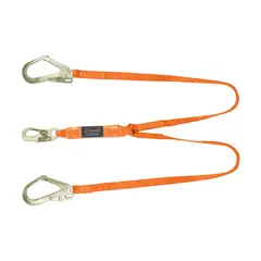 TRUPER - Línea de vida con amortiguador doble brazo gancho grande