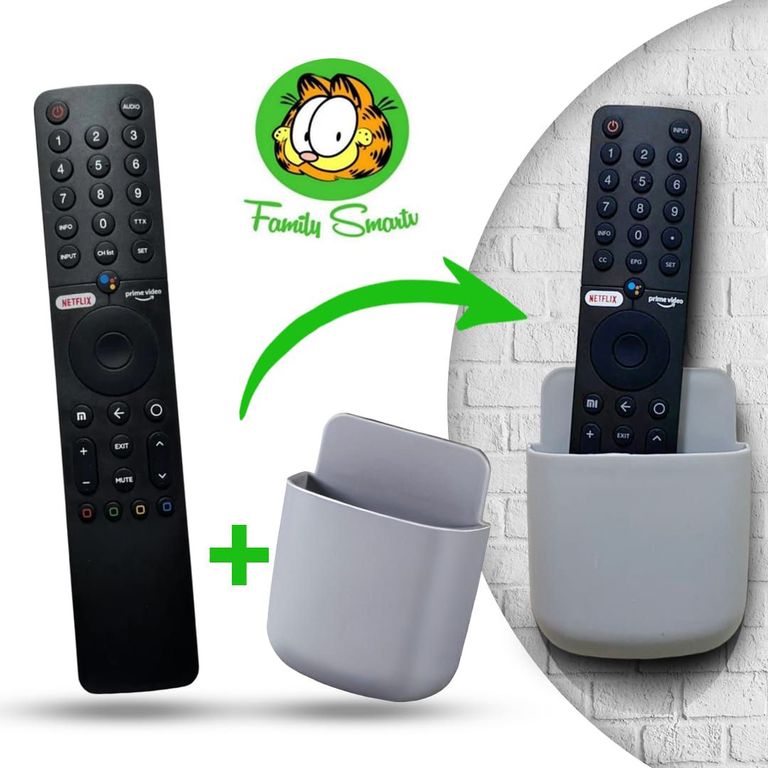 Control Remoto Genérico Xiaomi XMRM-19 + Soporte de pared