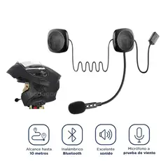 SEISA - Audífonos Bluetooth para Moto Auricular Inalámbrico SK-BB04