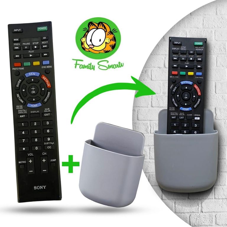 Control Remoto para Sony 3D + Soporte de pared multifunciona