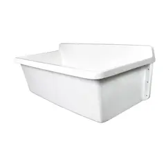 GENERICO - Lavadero en fibra de vidrio modelo posón 100 cm x 46 cm x 36 cm.