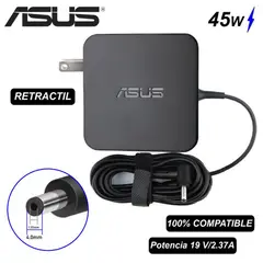 GENERICO - Cargador Asus 45W Negro 4.0X1.35Mm