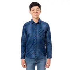 Pionier - Camisa Moda Cuadros Niño Hakudoshi.