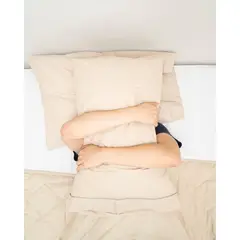 COBITEX HOME - Cubrecama Ligero Queen Arenita Cobitex 100 Algodón