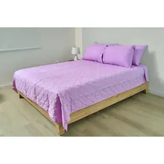 COBITEX HOME - Cubrecama Ligero King Lila Cobitex 100 Algodón.