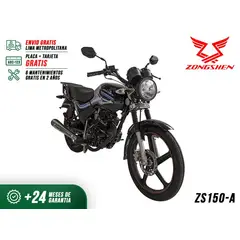 ZONGSHEN - MOTO PARA DELIVERY RENDIDORA ZS150-A NEGRA