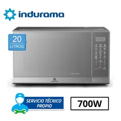 INDURAMA - Horno Microondas MWI-20TCRP 20L