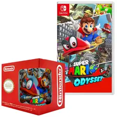 NINTENDO - Super mario odyssey switch +taza