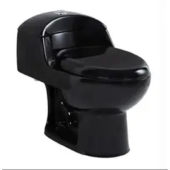 GENERICO - INODORO ONE PIECE NEGRO TANQUE BAJO