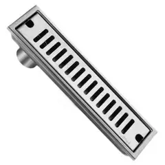 PUREPOWER - Rejilla De Cubierta Drenaje Piso Ducha Acero Inoxid 10×40cm