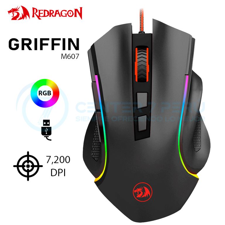 M607 Mouse GRIFFIN NEGRO