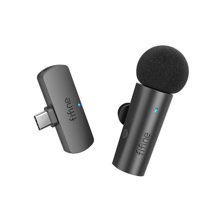 - Micrófono Lavalier M6 Wireless Type C Omnidireccional