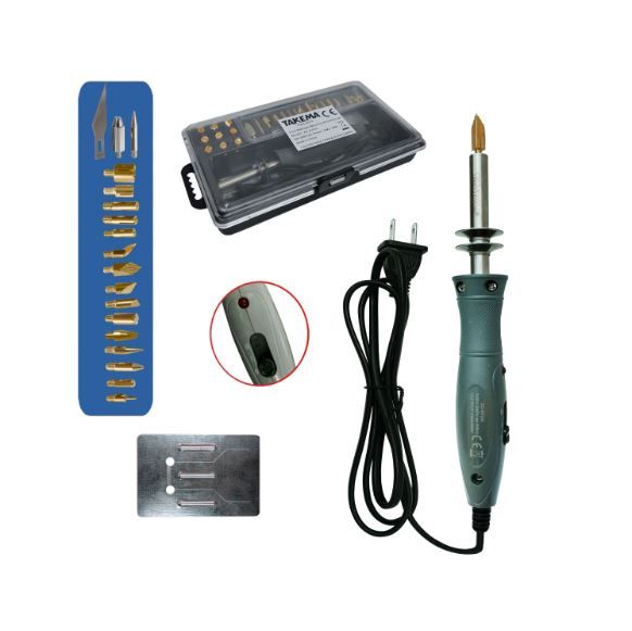 Pirógrafo 27 Puntas Intercambiables 10W/30W ZD-972G