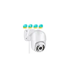 GENERICO - Cámara Seguridad Ip66 Vigilancia Wifi  Exterior Audio A8 - YOOSEE