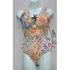 GENERICO - BODY ESTAMPADO FAJA REDUCTOR EXTERIOR EN LYCRA  TALLA SM DeAlcoba
