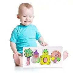 GENERICO - SET DE 4 SONAJAS PARA BEBES