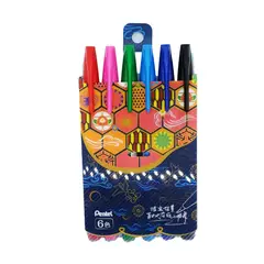 PENTEL - Set de 06 brush pen TOUCH para Lettering