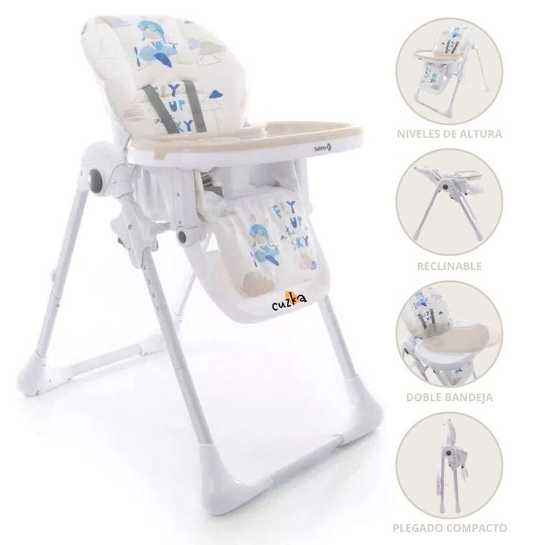 Silla De Comer Graduable Para Bebés «FEED» Blue