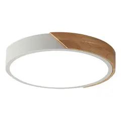 HOME NEAT - Lámpara de Techo LED Moderna Ø23cm 3 Colores para Habitacion Blanco