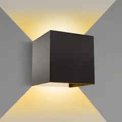 HOME NEAT - Lámpara de pared impermeable de aluminio LED Luz Exterior