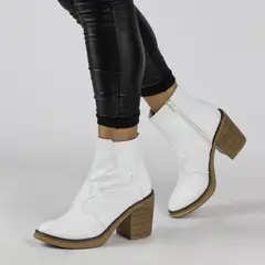 ARANNI - BOTINES MUJER KIRA BLANCO