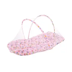GENERICO - Cuna con Mosquitero para Bebe Cars Pink