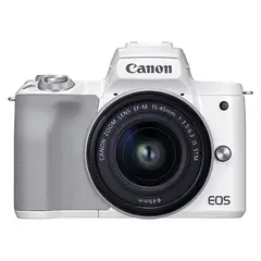 CANON - EOS M50 Mark II Mirrorless Camera with 15-45mm Lens - Blanco