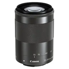 CANON - EF-M 55-200mm f4.5-6.3 IS STM Lens - Negro