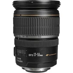 CANON - EF-S 17-55mm f2.8 IS USM Lens - Negro
