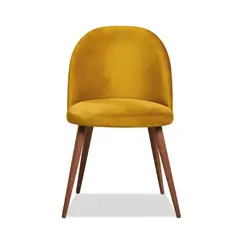 ALTO HOGAR - Silla De Comedor Vintage Zoe Mostaza